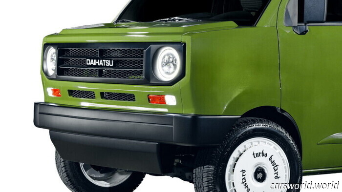 Questo furgoncino Daihatsu Boxy pensa di essere un Land Cruiser per bambini | Carscoops